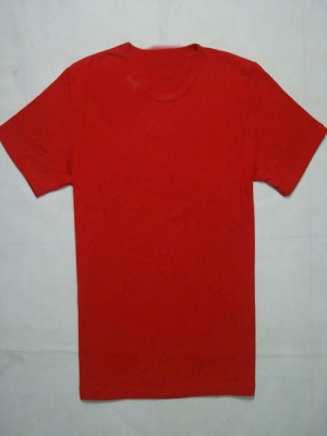 Red color tshirt for men